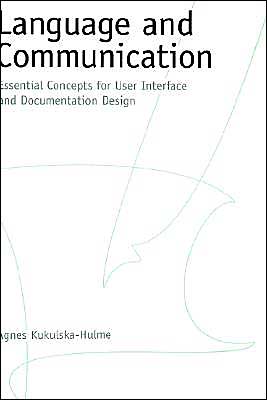 Book Language and Communication: Essential Concepts for User Interface and Documentation Design free