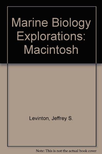 Book Marine Biology Explorations Cd free