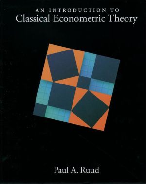 Book An Introduction to Classical Econometric Theory free
