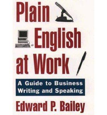 Book Plain English Approach to Business Writing free