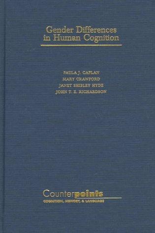 Book Gender Differences in Human Cognition (Counterpoints) free