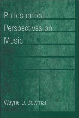 Book Philosophical Perspectives on Music free