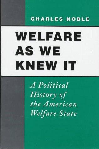 Book Welfare as We Knew It: A Political History of the American Welfare State free