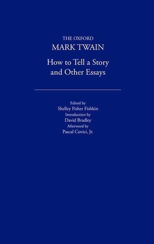 Book How to Tell a Story and Other Essays (1897) (The Oxford Mark Twain) free