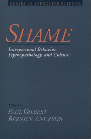 Book Shame: Interpersonal Behavior, Psychopathology, and Culture (Series in Affective Science) free