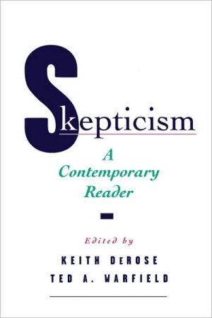 Book Skepticism: A Contemporary Reader (Contemporary Studies in Philosophy and) free