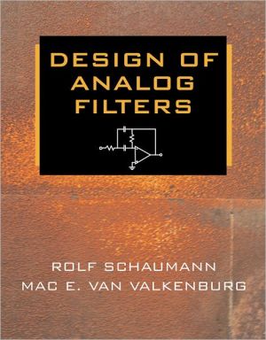 Book Design of Analog Filters free
