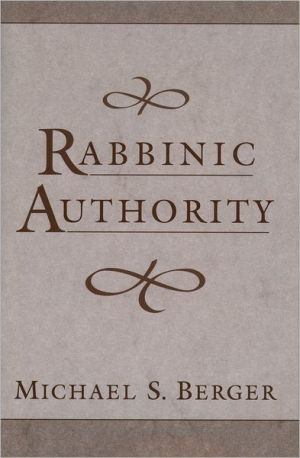 Book Rabbinic Authority : The Authority of the Talmudic Sages free