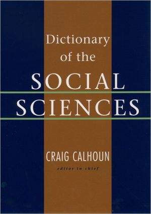 Book Dictionary of the Social Sciences free