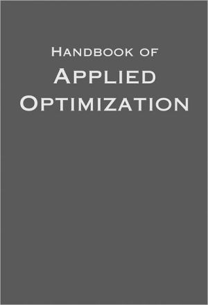 Book Handbook of Applied Optimization free