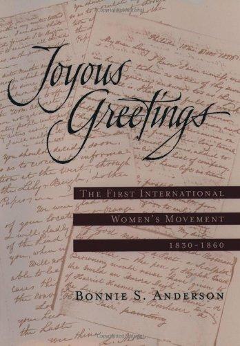 Book Joyous Greetings: The First International Women's Movement, 1830-1860 free