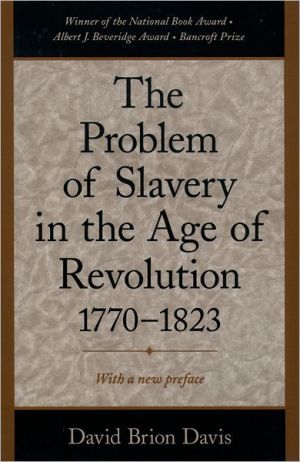 Book The Problem of Slavery in the Age of Revolution, 1770-1823 free