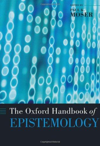 Book The Oxford Handbook of Epistemology (Oxford Handbooks) free