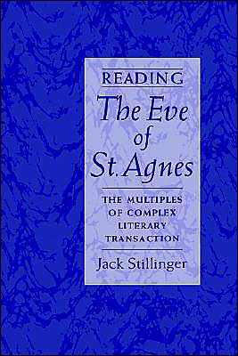 Book Reading The Eve of St.Agnes: The Multiples of Complex Literary Transaction free