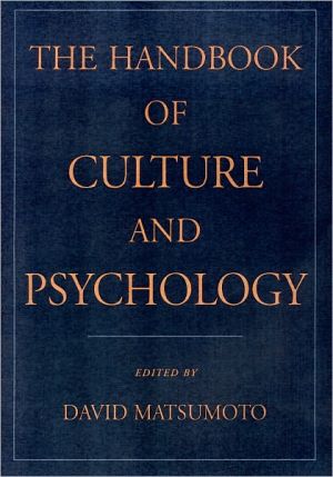 Book The Handbook of Culture and Psychology free