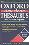Book The Oxford American Thesaurus of Current English free