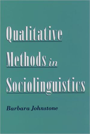 Book Qualitative Methods in Sociolinguistics free
