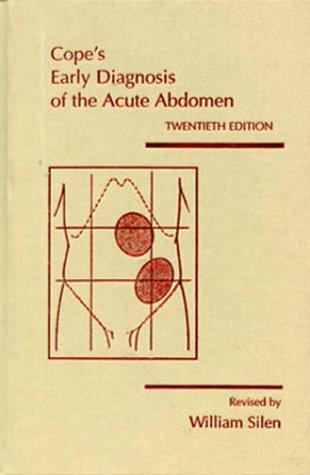 Book Cope's Early Diagnosis Of The Acute Abdomen free
