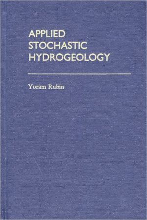 Book Applied Stochastic Hydrogeology free