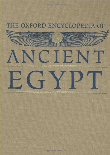 Book The Oxford Encyclopedia of Ancient Egypt: 002 free