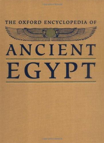 Book The Oxford Encyclopedia of Ancient Egypt: 003 free