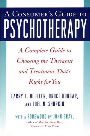 Book A Consumer's Guide to Psychotherapy free