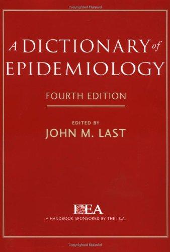 Book A Dictionary of Epidemiology free