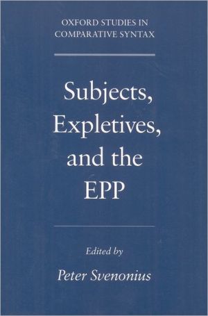 Book Subjects, Expletives, and the EPP (Oxford Studies in Comparative Syntax) free
