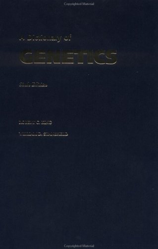 Book Dictionary of Genetics free