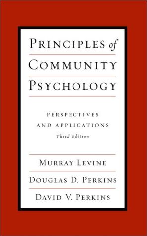 Book Principles of Community Psychology: Perspectives and Applications free