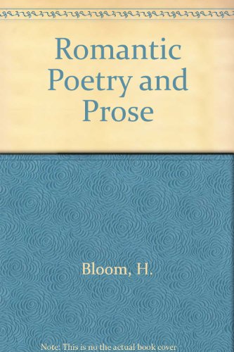 Book Romantic Poetry And Prose free
