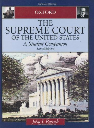 Book The Supreme Court of the United States: A Student Companion (Oxford Student Companions to American Government) free