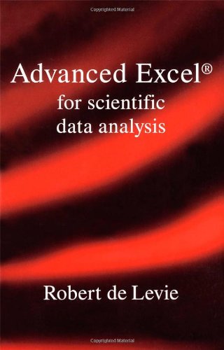 Book Advanced Excel for Scientific Data Analysis free