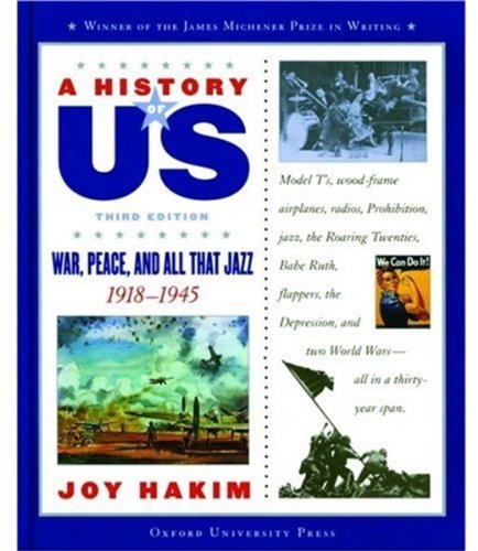 Book A History of US: Book 9: War, Peace, and All That Jazz 1918-1945 (A History of US, 9) free