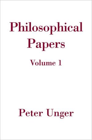 Book Philosophical Papers: Volume One free