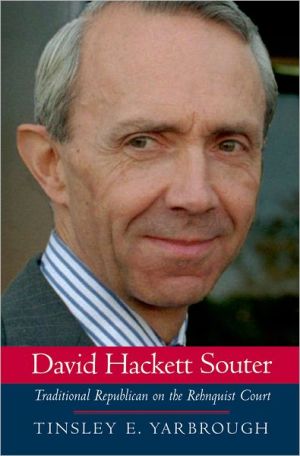 Book David Hackett Souter: Traditional Republican On The Rehnquist Court free