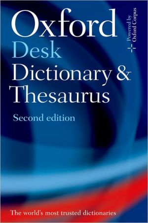 Book The Oxford American Desk Dictionary and Thesaurus (New Look for Oxford Dictionaries) free