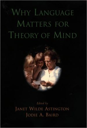 Book Why Language Matters for Theory of Mind free