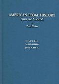 Book American Legal History: Cases and Materials free