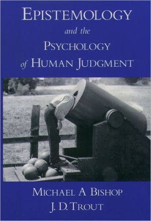Book Epistemology and the Psychology of Human Judgment free