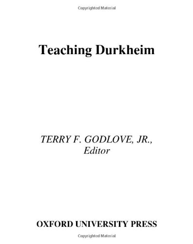Book Teaching Durkheim (AAR Teaching Religious Studies Series) free