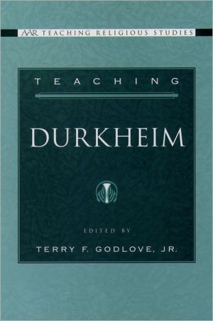 Book Teaching Durkheim (AAR Teaching Religious Studies) free