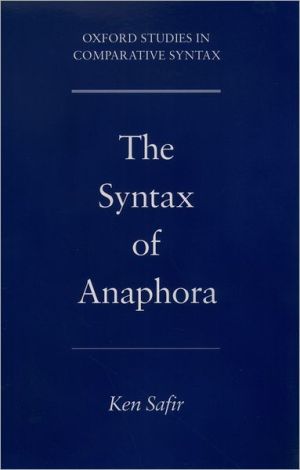 Book The Syntax of Anaphora (Oxford Studies in Comparative Syntax) free