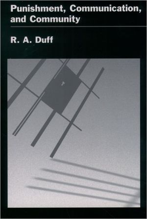 Book Punishment, Communication, and Community (Studies in Crime and Public Policy) free