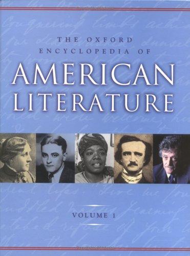 Book The Oxford Encyclopedia of American Literature, Vol. 1 free