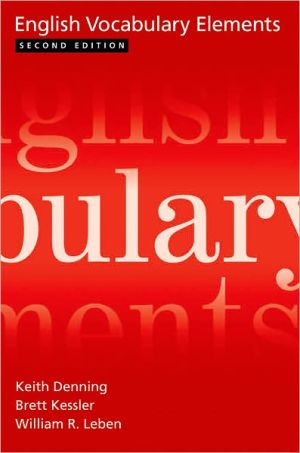 Book English Vocabulary Elements free