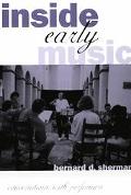Book Inside Early Music: Conversations with Performers free