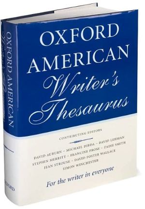 Book The Oxford American Writer's Thesaurus free
