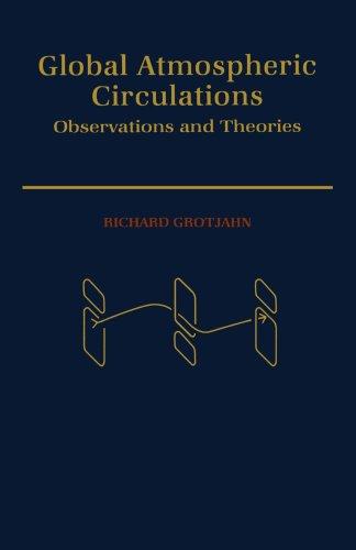 Book Global Atmospheric Circulations: Observations and Theories free