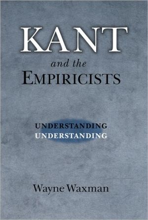 Book Kant and the Empiricists: Understanding Understanding free